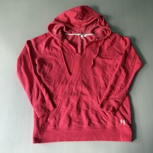 Victoria's Secret Y2K Red‎ Hoodie Women's S Pullover Angels Wings Detail